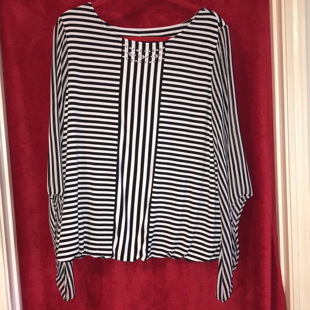 Alfani long sleeve blouse